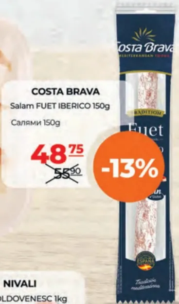 COSTA BRAVA Salam FUET IBERICO, 150 g