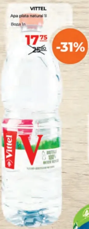 Apă plată naturală Vittel