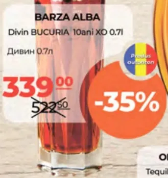 Divin BARZA ALBA BUCURIA XO 10 ani