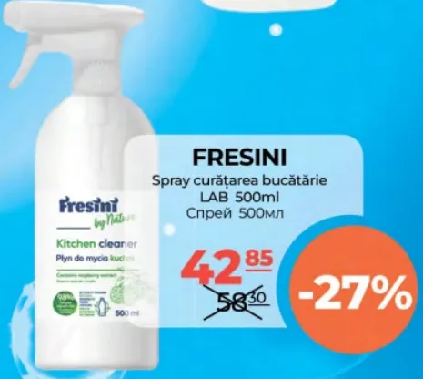 FRESINI Spray pentru curățarea bucătăriei LAB, 500 ml