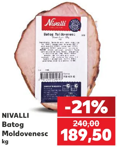 Nivalli Batog Moldovenesc, kg