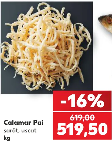 Calamar Pai sărat, uscat, 1 kg