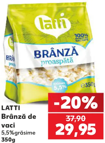 Brânză de vaci Latti, 350 g