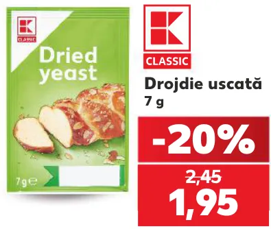K-Classic Drojdie uscată 7 g