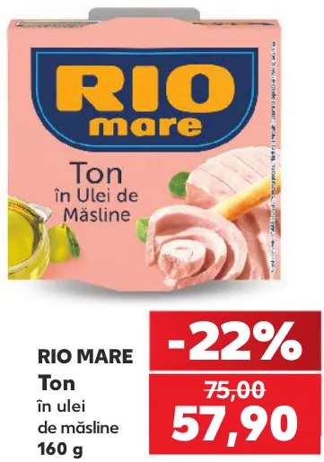 Rio Mare Ton în ulei de măsline 160 g