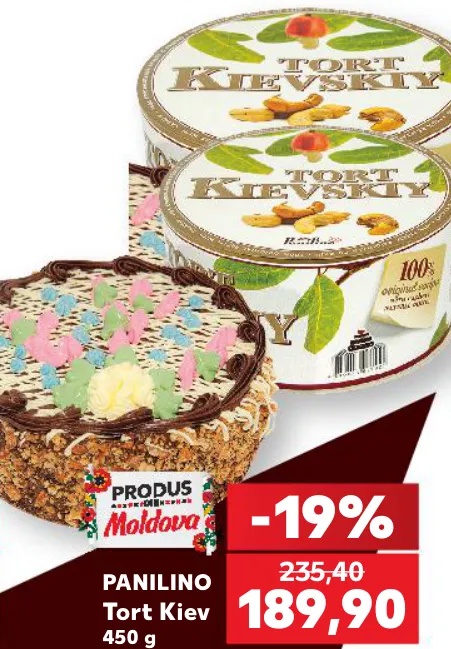 Panilino Tort Kiev, 450 g
