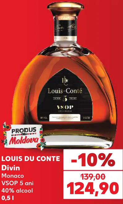 Louis du Conte Дивин Monaco VSOP, 5 лет, 0,5 л