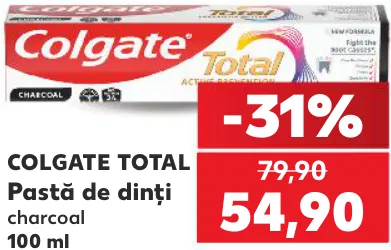 Colgate TOTAL Зубна паста з вугіллям, 100 мл