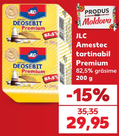 JLC Amestec tartinabil Premium 82,5% grăsime, 200 g