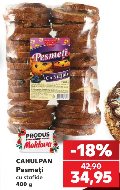 Pesmeți cu stafide Cahulpan, 400 g