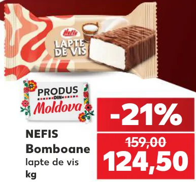 Bomboane „Lapte de vis” Nefis, 1 kg