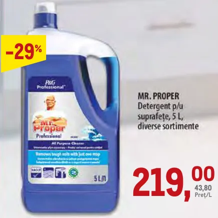 MR. PROPER Detergent pentru suprafețe, 5 L