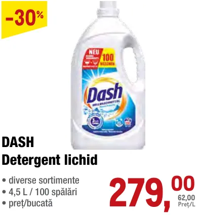 DASH Detergent lichid 4,5 L