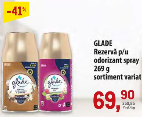 GLADE Сменный баллон для освежителя воздуха, 269 g