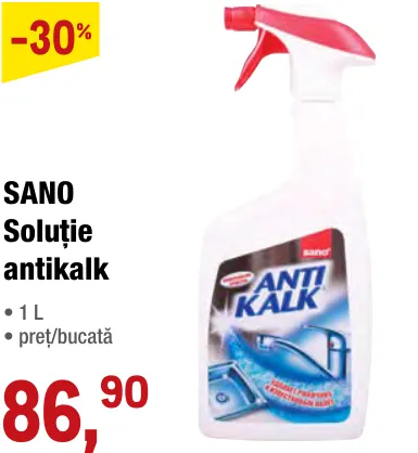 SANO Засіб проти вапняного нальоту, 1 L