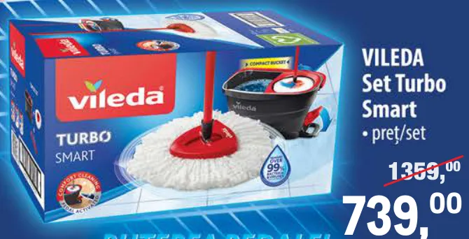 Set de curățenie Vileda Turbo Smart