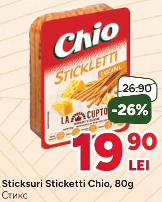 Sticksuri Sticketti Chio, 80 g