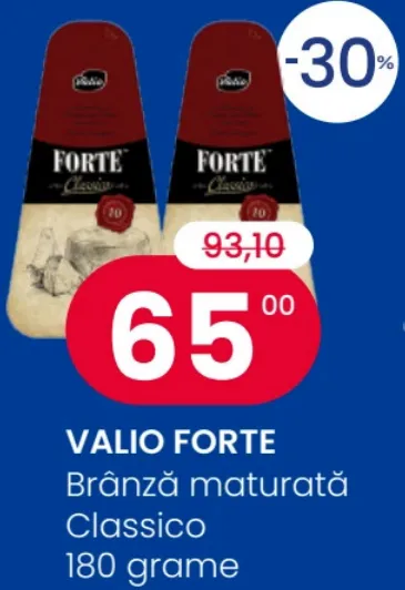 VALIO FORTE Brânză maturată Classico, 180 g