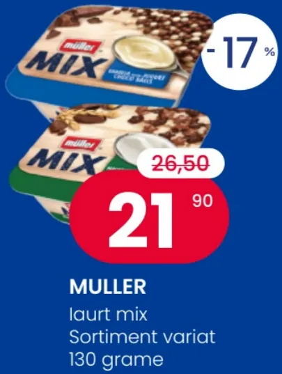 Йогурт микс MULLER, 130 г