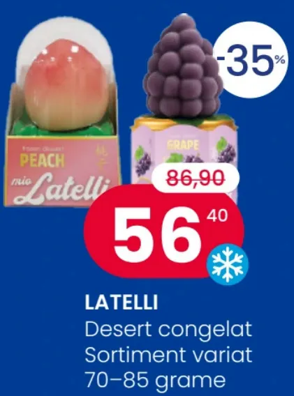 LATELLI Desert congelat, 70–85 g