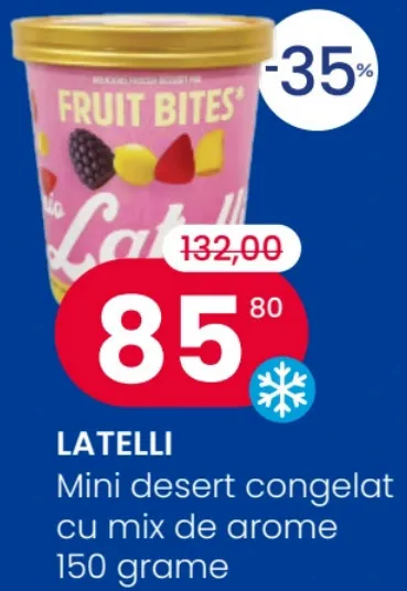 LATELLI Mini desert congelat cu mix de arome, 150 g