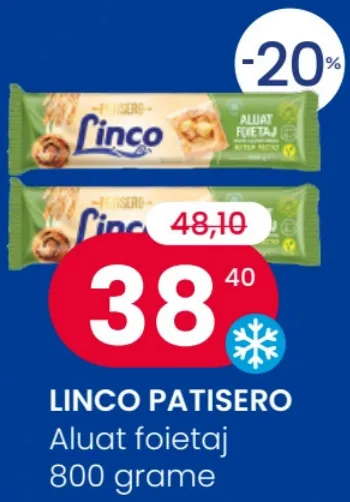 LINCO PATISERO Слоёное тесто, 800 г