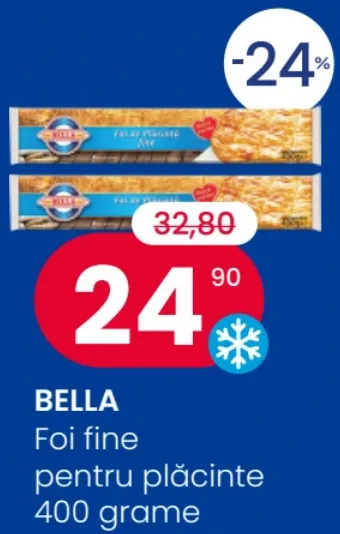 BELLA Foi fine pentru plăcinte, 400 g