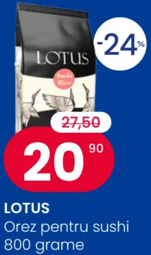LOTUS Orez pentru sushi, 800 g