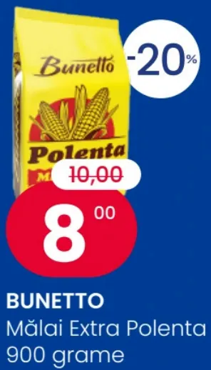 BUNETTO Mălai Extra Polenta, 900 g