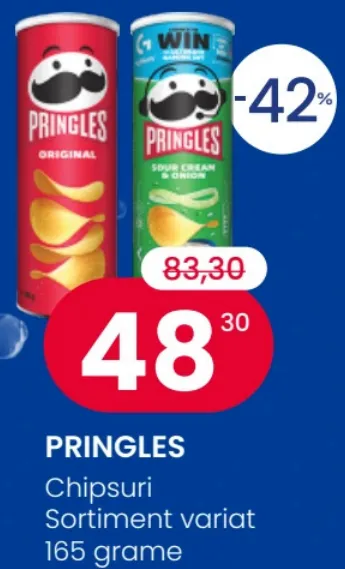Chipsuri PRINGLES, 165 g