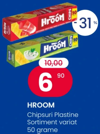 Чипси-пластинки HROOM, 50 г