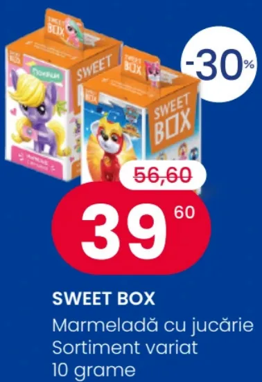 Мармелад с игрушкой SWEET BOX, 10 г