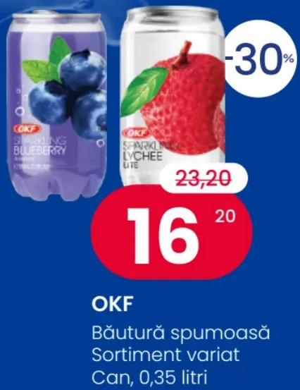 Băutură spumoasă OKF, 0,35 l