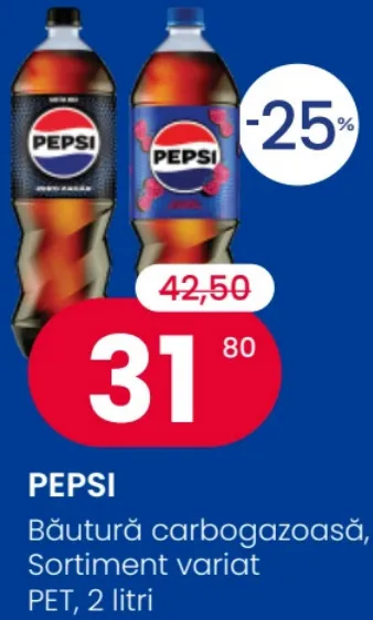 Băutură carbogazoasă PEPSI, 2 l