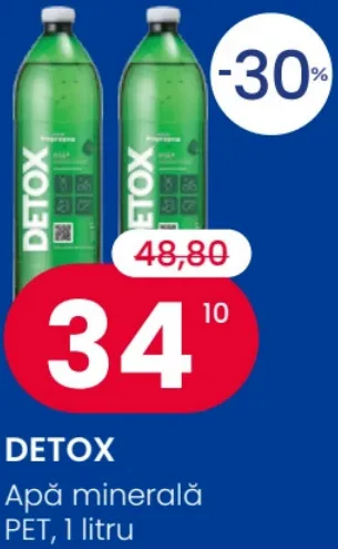 Apă minerală DETOX, 1 l