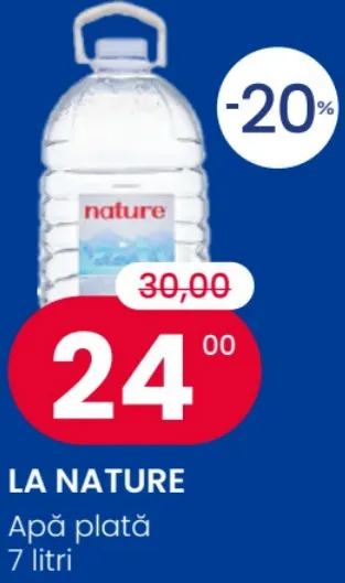 Apă plată LA NATURE, 7 l