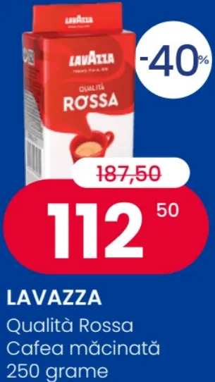 Cafea măcinată LAVAZZA Qualità Rossa, 250 g