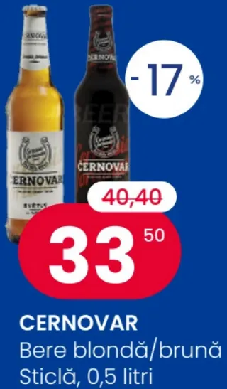 CERNOVAR Bere blondă/brună, 0,5 l