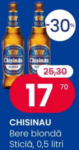 CHISINAU Bere blondă, 0,5 l
