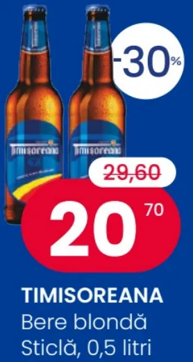 TIMISOREANA Bere blondă, 0,5 l