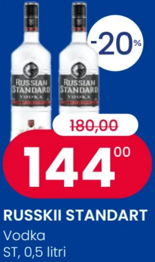 RUSSKII STANDART Vodka, 0,5 l