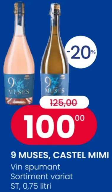 9 MUSES, CASTEL MIMI — Vin spumant, 0,75 l