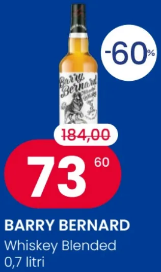 BARRY BERNARD — Whiskey Blended, 0,7 l