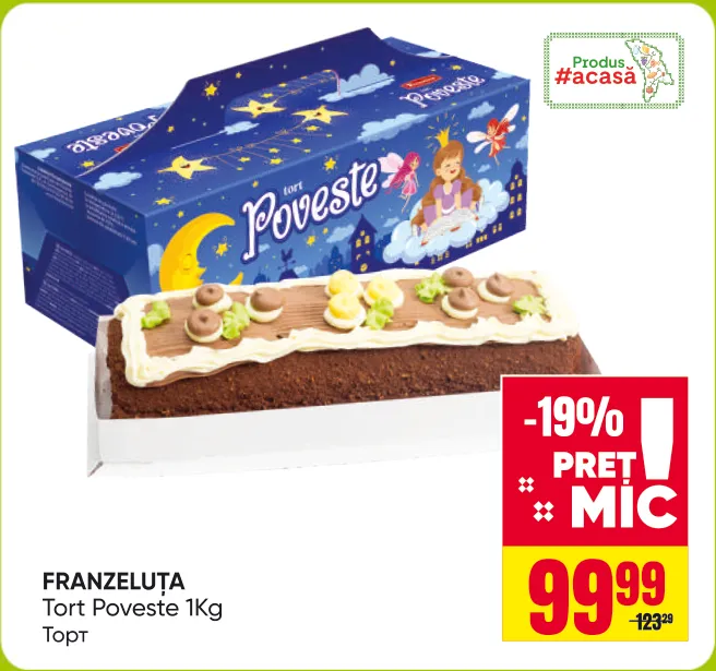 FRANZELUȚA Tort Poveste, 1 kg