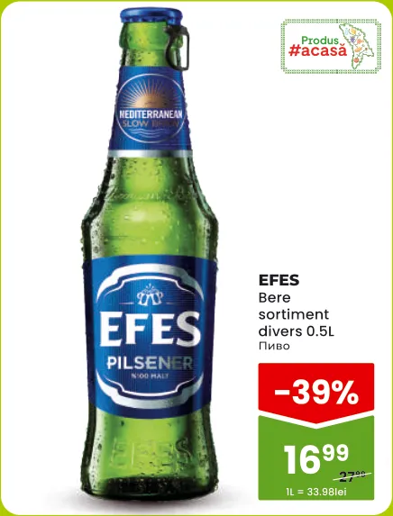 Efes Bere, sortiment divers, 0,5 L