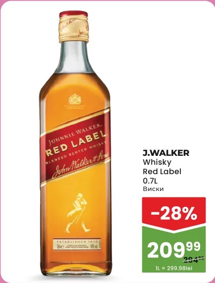 J.WALKER Whisky Red Label 0.7 L