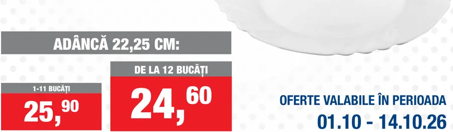 Bormioli Rocco PRIMA Глибока тарілка 22,25 см