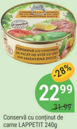 LAPPETIT Conservă cu conținut de carne, 240 g