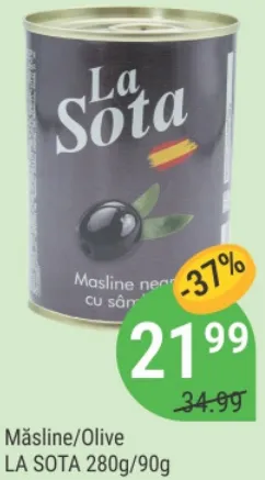 LA SOTA Măsline/olive, 280 g/90 g