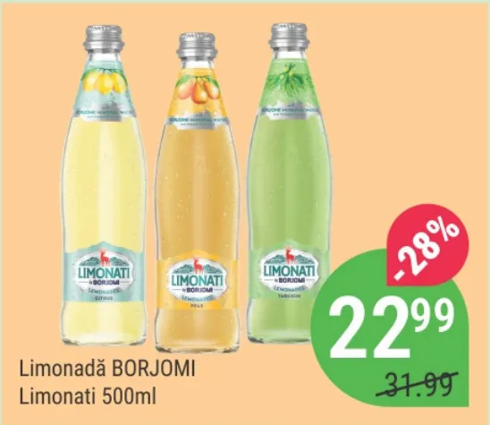 Limonadă BORJOMI Limonati, 500ml